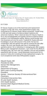 Patient Testimonials | Dr.Gaurav Gupta | Hardidwar Road, Dehradun